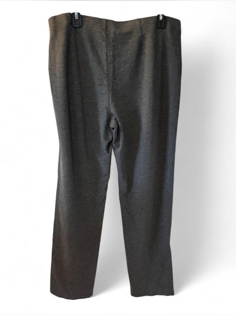 J. Jill Pure Jill Charcoal Straight-Leg Pull On Pants Pima Cotton Blend - Picture 3 of 5